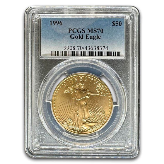 1996 1 oz American Gold Eagle MS-70 PCGS